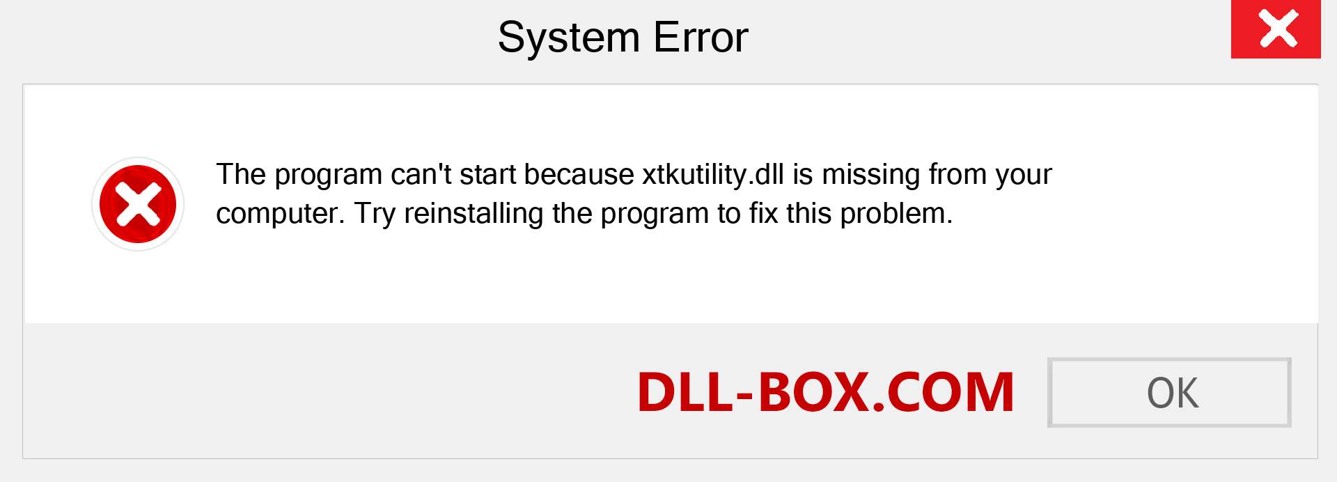  xtkutility.dll file is missing?. Download for Windows 7, 8, 10 - Fix  xtkutility dll Missing Error on Windows, photos, images